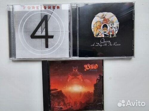 Cd диски фирменные Queen, Dio, Foreigner