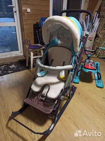 Санки коляска ника kids 7-7