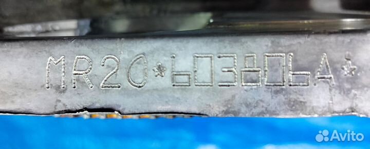 Двигатель Nissan MR20DE 2.0 MPi, w/ EGR, 133-147лс