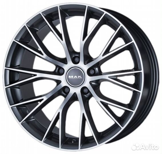 R18 5x108 8J ET42 D63,4 MAK Munchen Gunmetal Mirro