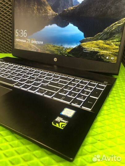 Игровой ноутбук HP i5-8Th/8Gb/256SSD/1050ti