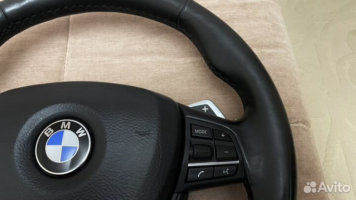 Руль М пак BMW F10,F11, F01, F06, F07, с обогревом