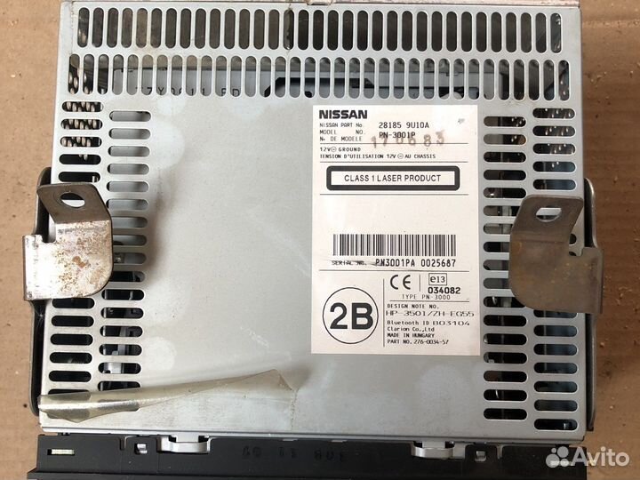 Nissan note магнитола