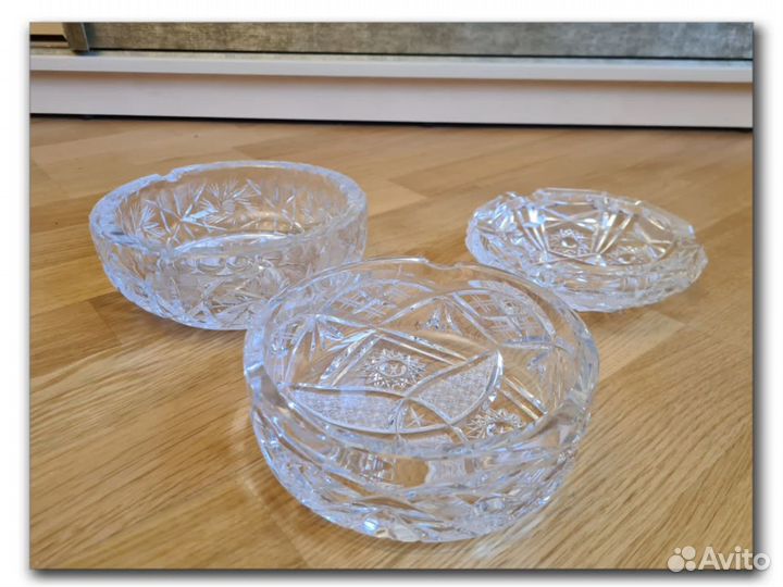 Хрустальная пепельница