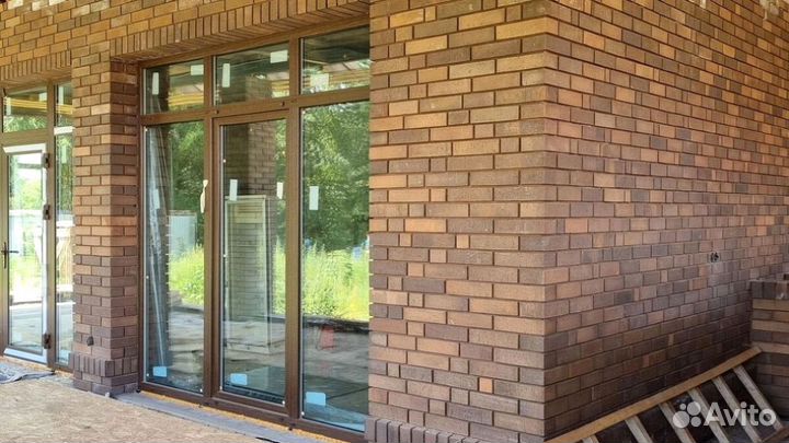 Облицовочный кирпич Коричневый Воскресенск