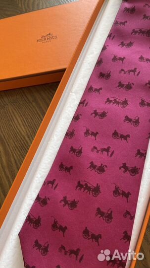 Галстук hermes мужской