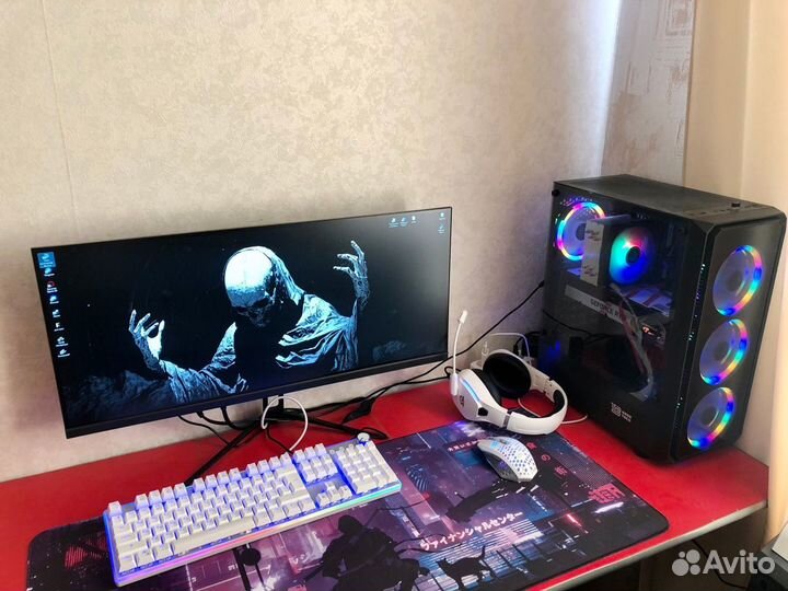 Игровой Пк, RTX 3060 12Gb + Монитор 2К 100Hz