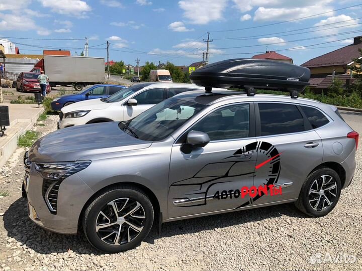 Автобокс Aerobox 470л двусторонний Хавал Джулиан