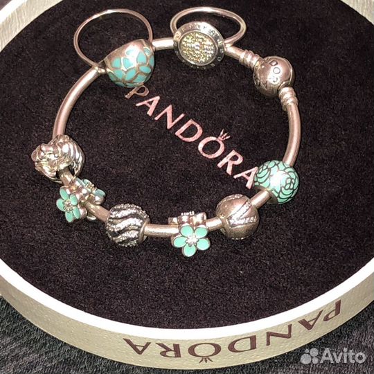 Pandora шарм кольцо оригинал