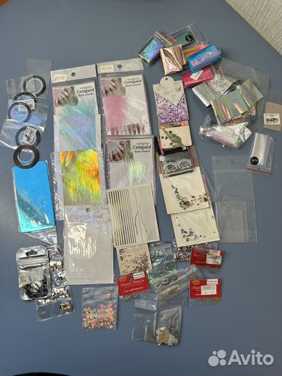 Наклейки, слайдеры и др для дизайна маникюра