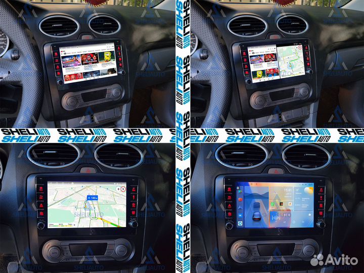 Магнитола K1 Ford Focus 2 на Android 11