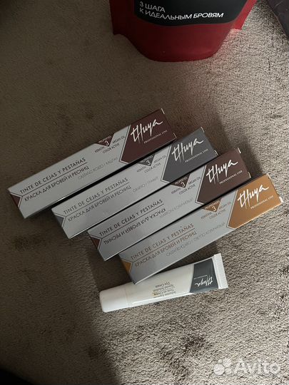 Краска для бровей thuya + оксидант