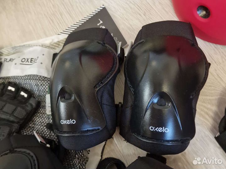 Ролики раздвижные oxelo защита шлем