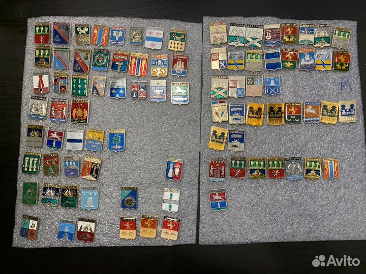 Значки гербы городов