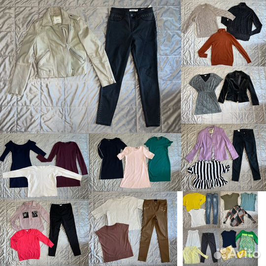 Огромный пакет 32 шт женских брендовых вещей 42/44