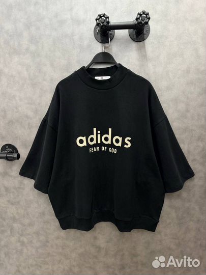 Футболка Fear Of God x Adidas (Oversize)