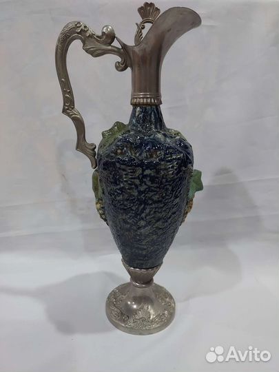 Антикварный кувшин Италия, олово