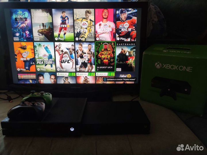 Приставка Xbox One + 450 игр + Хиты + Live Gold