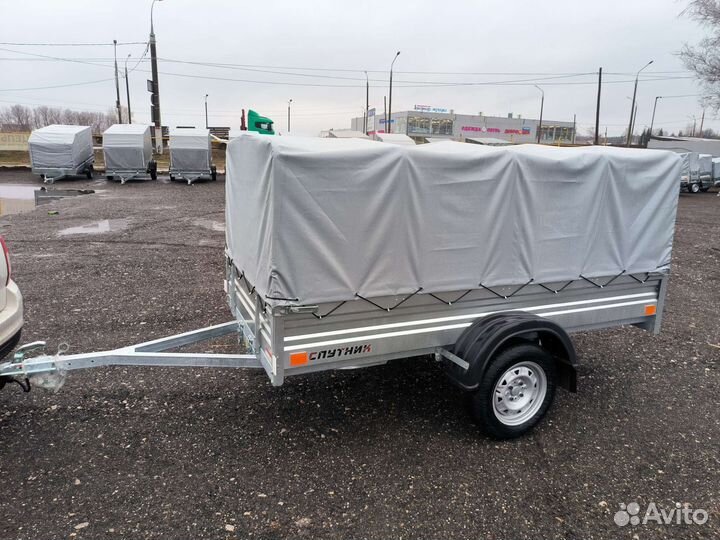 Прицеп 2,54х1, 30 с тентом