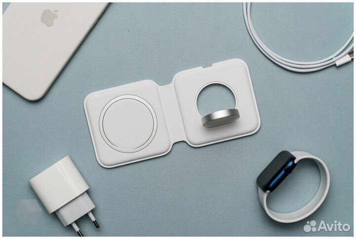 Зарядка Apple MagSafe Duo Charger mhxf3ze 1:1