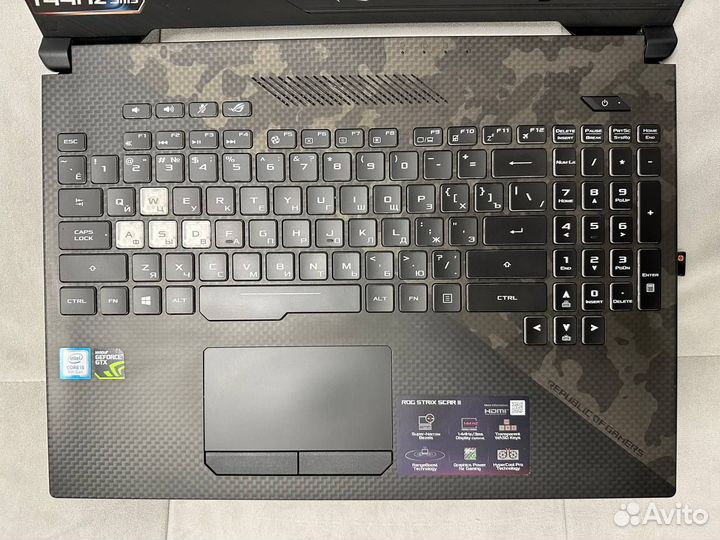 Игровой ноутбук asus ROG strix GL504GM
