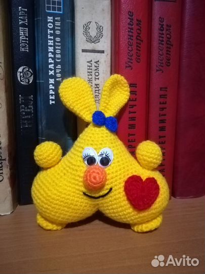 Зайка-валентинка