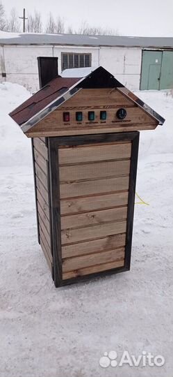 Коптильня горячего копчения. Из нержавейки