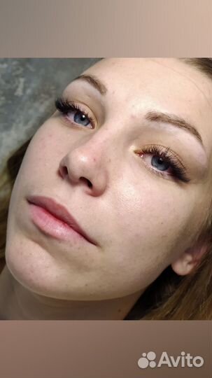 Наращивание, ламинирование ресниц, брови