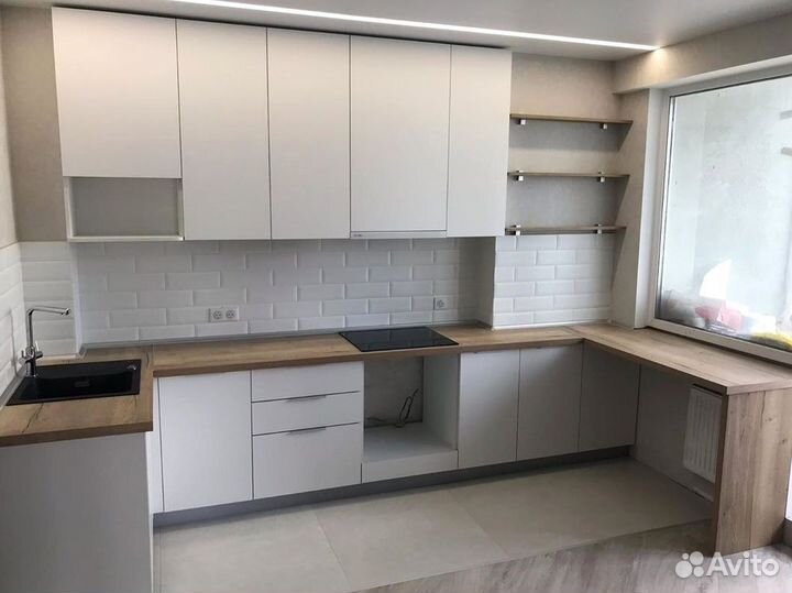 Кухонный гарнитур П-образный на заказ