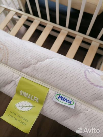 Матрас детский 120 60 plitex