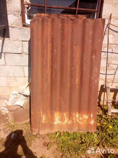 Шифер волновой металлический