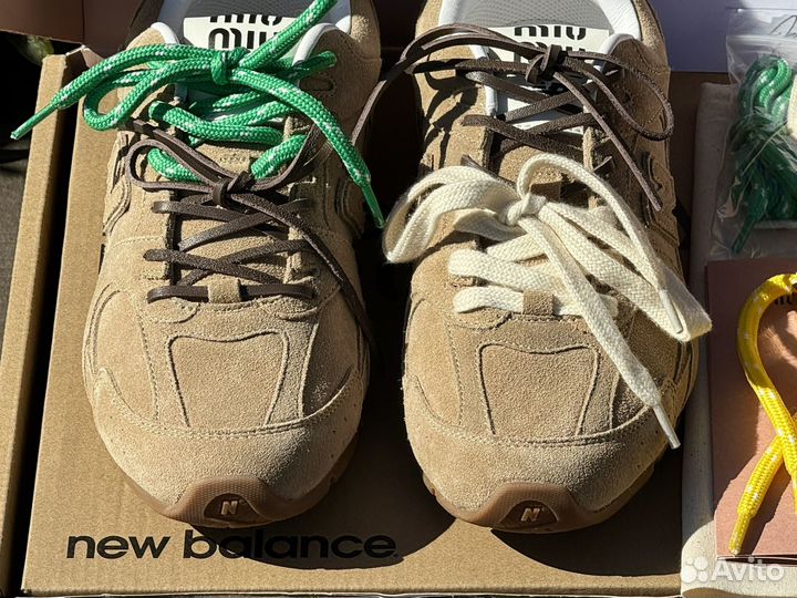 Кроссовки New Balance Miu Miu Light Brown