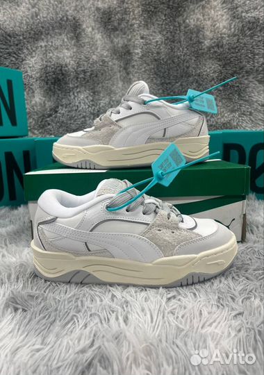 Дутыши Puma 180 tones Белые Оригинал Poizon