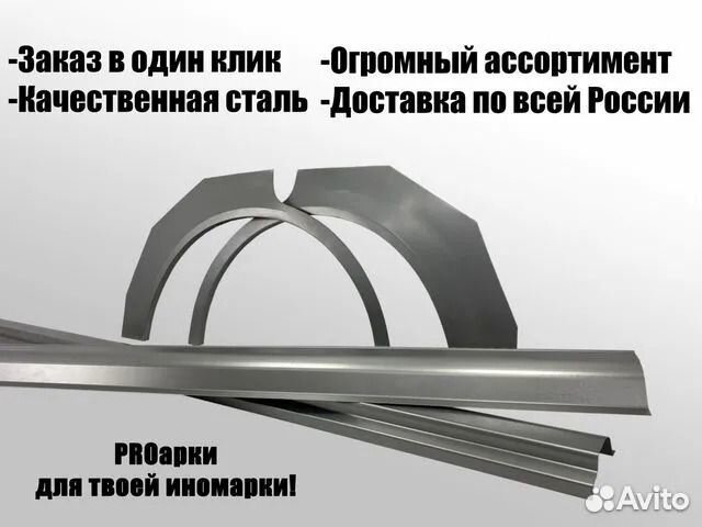 Ремонтная арка порог на LADA Priora 1