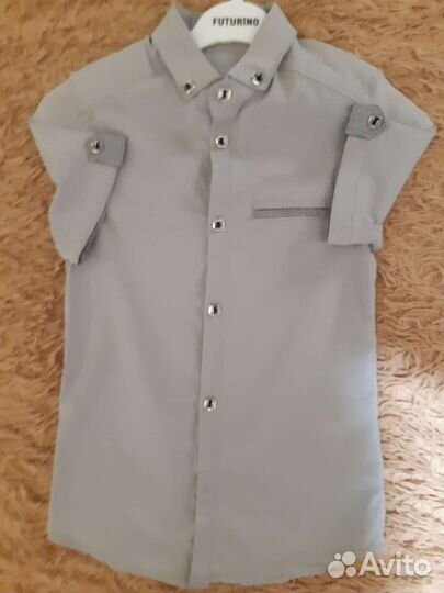 Рубашка на мальчика 122-128