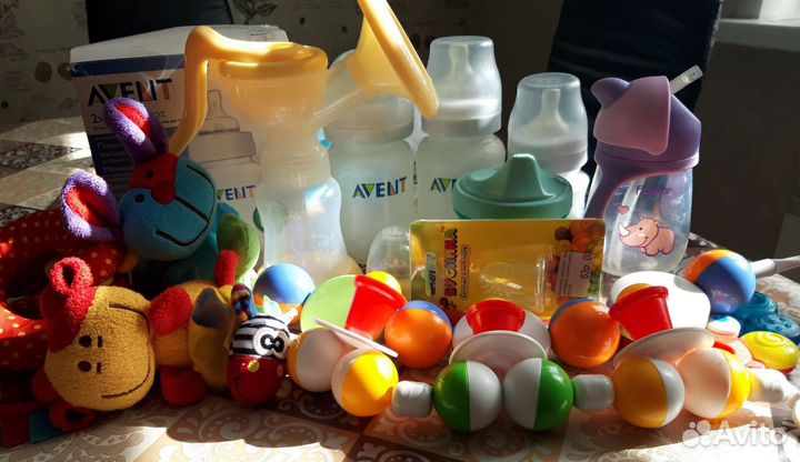Бутылочки Avent+молокоотсос