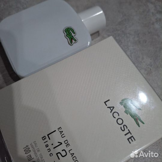 Мужской парфюм Lacoste L.12.12 Blanc - Pure 100 ml