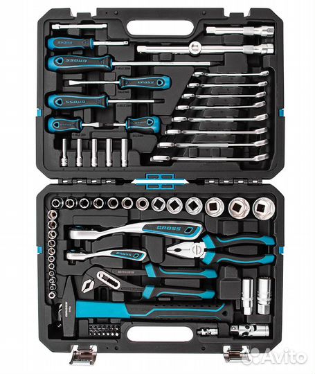 Набор инструментов, 76 предметов (14156) Gross