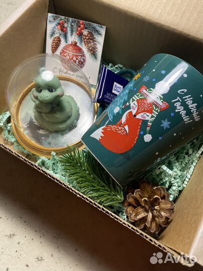 Новогодний подарок с кружкой