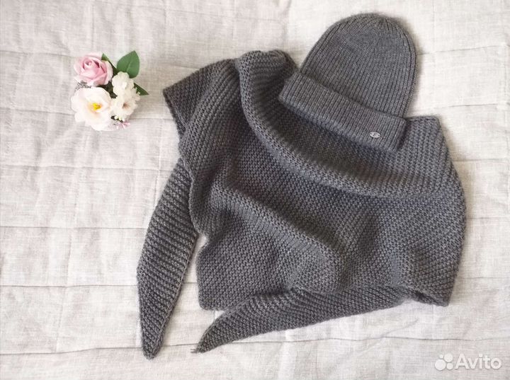 Комплект шапка и шарф