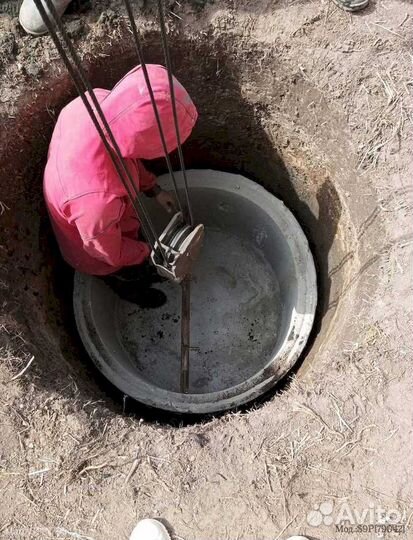 Септик из бетонных колец канализация