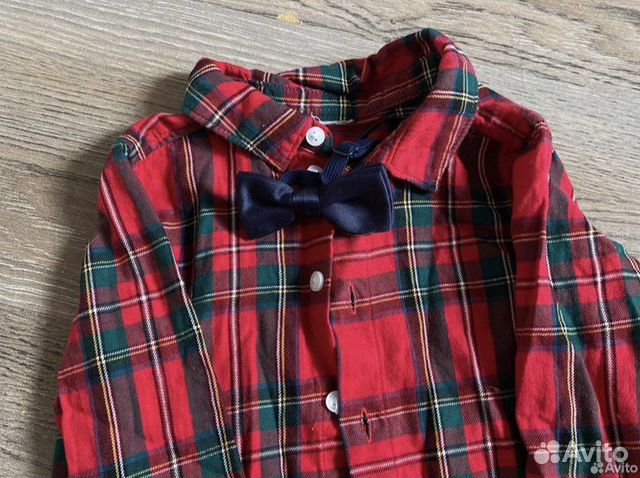 Брендовая рубашка на мальчика 86 р