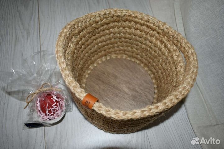 Корзинка из джута