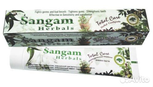 Зубная паста Sangam Herbals 100 г