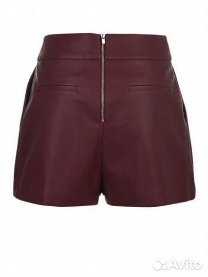 Шорты из экокожи