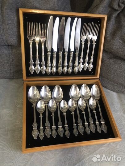 Набор столовых приборов мельхиор СССР