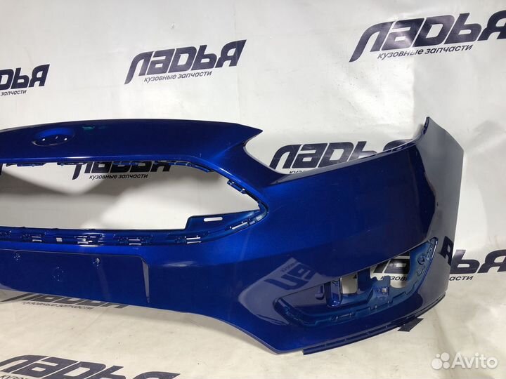 Бампер Ford Focus 3(15) передний Синий deep impact blue dcwe