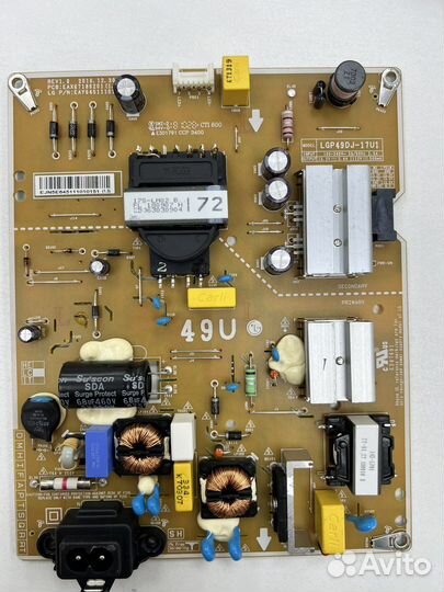 Разбор тв LG 49UK6200