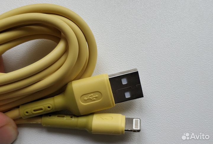 Новый Кабель iPhone Lightning 2.4A 2метра