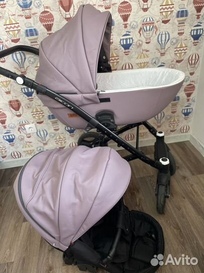 Коляска 2 в 1 riko basic aicon pastel